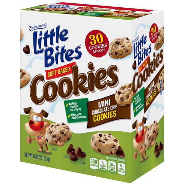 Entenmann's Little Bites Chocolate Chip Cookies 5 Ct | Hy-Vee Aisles ...