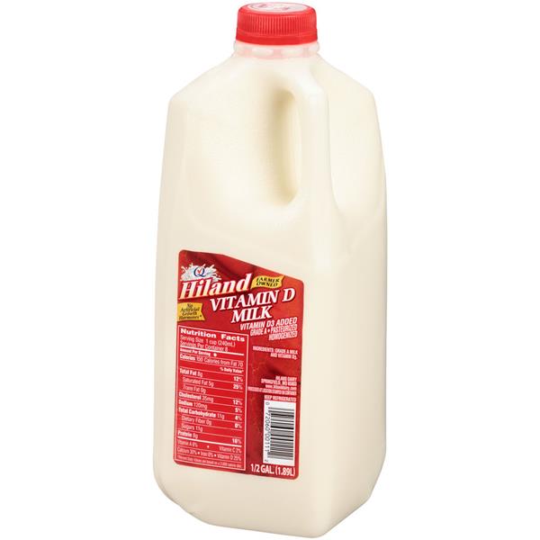 Hiland Vitamin D Milk 0.5 gal. Jug HyVee Aisles Online Grocery Shopping