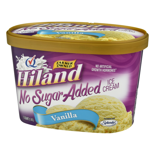 ha.ru.hi.15ページ Hiland No Sugar Added Vanilla Ice Cream 1.5 qt | Hy-Vee Aisles