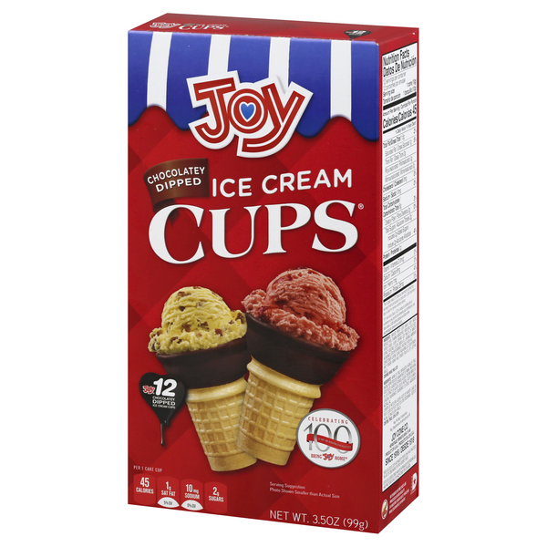 Joy Chocolatey Dipped Cups 12Ct | Hy-Vee Aisles Online Grocery Shopping