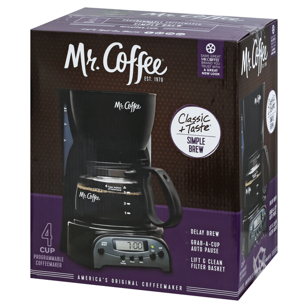 Mr coffee simple brew hotsell 4 cup