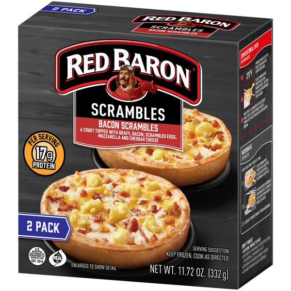 Red Baron Pizza Scrambles Stores
