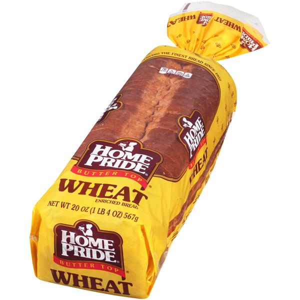home pride wheat bread nutrition facts