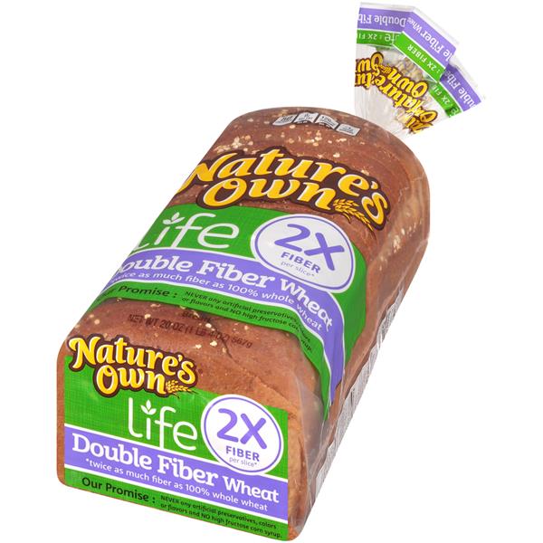 Nature's Own Double Fiber Wheat Bread | Hy-Vee Aisles ...