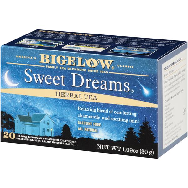 Bigelow Sweet Dreams Herbal Tea Blend 20Ct Bags | Hy-Vee ...