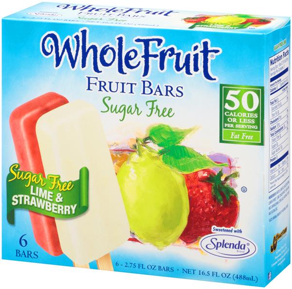 Whole Fruit Bars, Sugar Free, Lime & Strawberry 62.75 Fl Oz HyVee Aisles Online Grocery Shopping