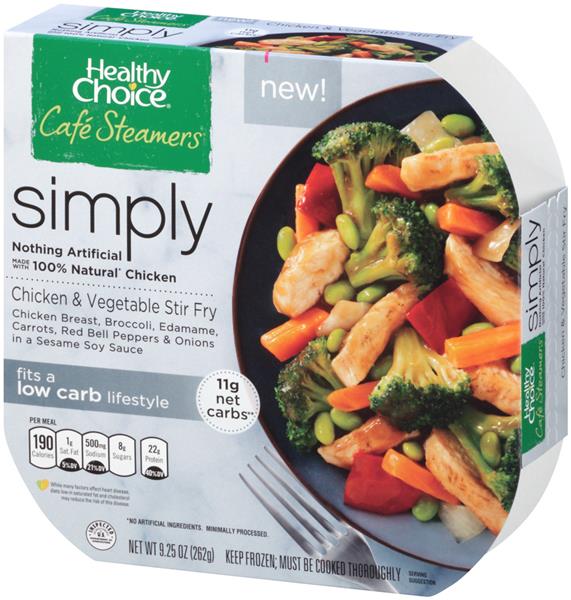 Healthy Choice Simply Steamers Nutrition Facts – Runners High Nutrition