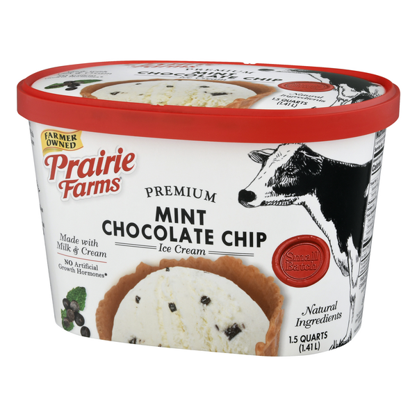 Prairie Farms Premium Ice Cream, Mint Chocolate Chip | Hy-Vee