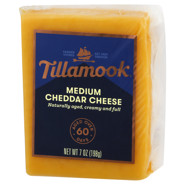 Tillamook Medium Cheddar Cheese | Hy-Vee Aisles Online Grocery Shopping