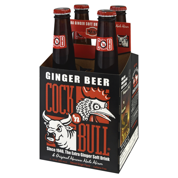 Cock N Bull Ginger Beer Soft Drink 4Pk | Hy-Vee Aisles Online Grocery ...