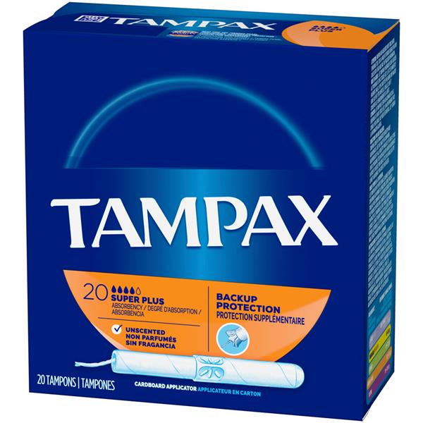 Tampax Cardboard: Super Plus Tampons