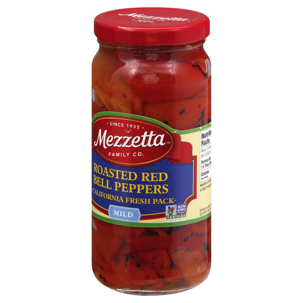 Mezzetta Roasted Red Peppers, California Fresh Pack, Mild