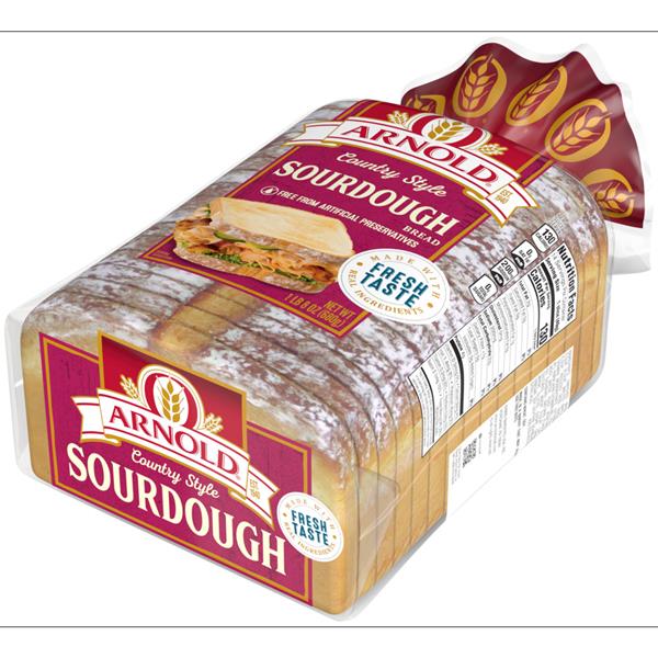 Arnold Country Sourdough Bread 24 Oz | Hy-Vee Aisles Online Grocery ...