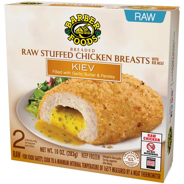 Barber Foods The Original Breaded Raw Stuffed Chicken Breasts Kiev 2Ct HyVee Aisles Online
