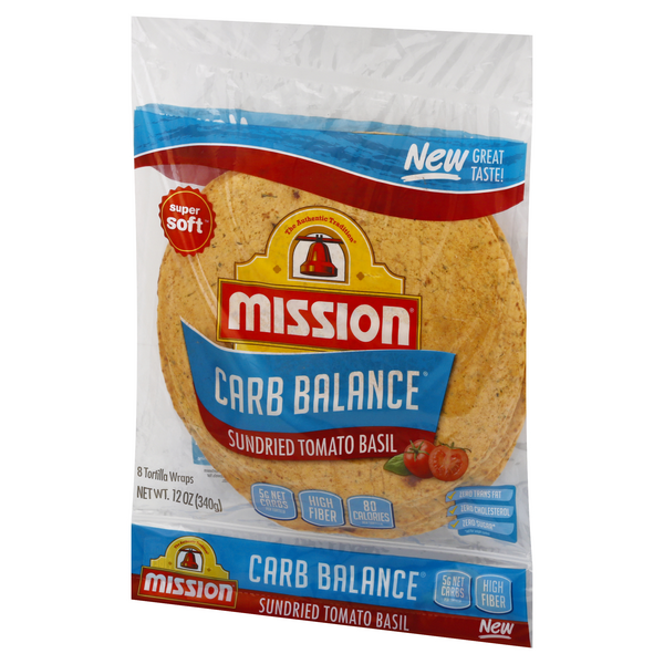 Mission Carb Balance Tortillas, Sundried Tomato Basil, 8Ct HyVee