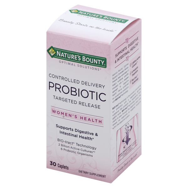 Nature's Bounty Probiotic Controlled Delivery Dietary Supplement ...