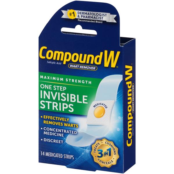 Compound W Wart Remover One Step Invisible Strips | Hy-Vee Aisles ...