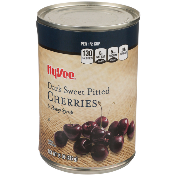 HyVee Dark Sweet Pitted Cherries in Heavy Syrup HyVee Aisles Online