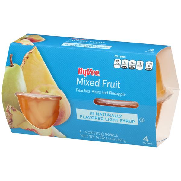 HyVee Mixed Fruit In Light Syrup, 44 oz Bowls HyVee Aisles Online