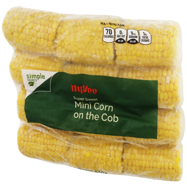 Hy-Vee Super Sweet Mini Corn On The Cob | Hy-Vee Aisles Online Grocery ...