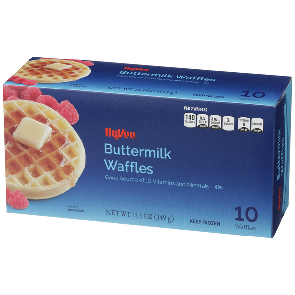 Hy Vee Buttermilk Waffles 10ct Hy Vee Aisles Online Grocery Shopping