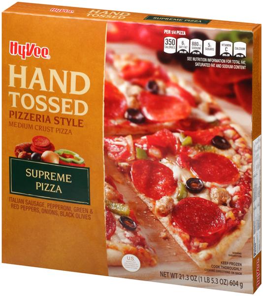 HyVee Hand Tossed Pizzeria Style Medium Crust Supreme Pizza HyVee