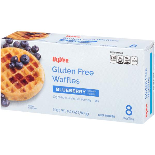 HyVee Gluten Free Blueberry Waffles 8Ct HyVee Aisles Online Grocery