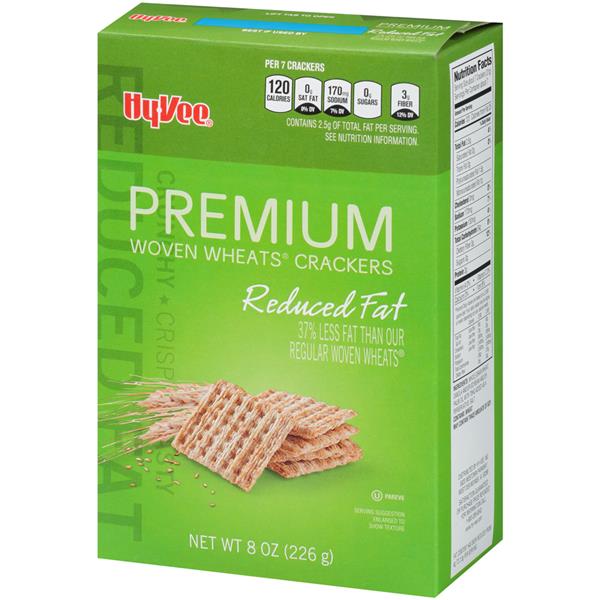 HyVee Premium Reduced Fat Woven Wheat Crackers HyVee Aisles Online