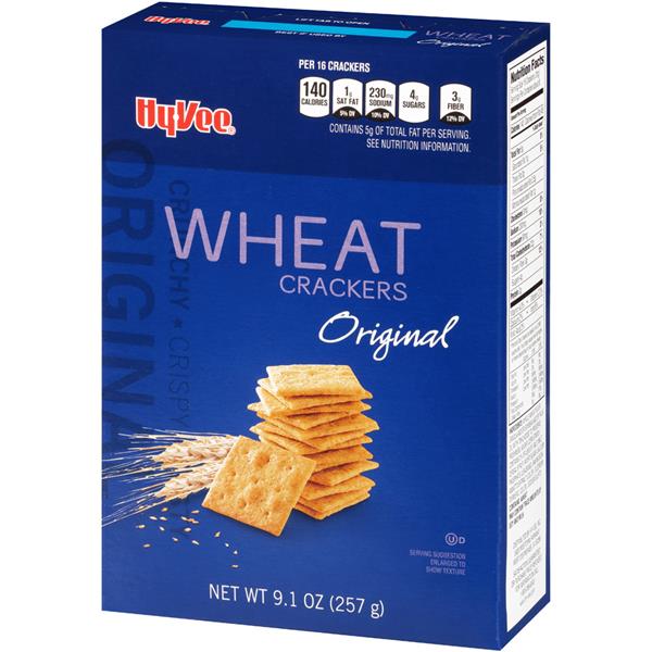 HyVee Wheat Crackers Original HyVee Aisles Online Grocery Shopping