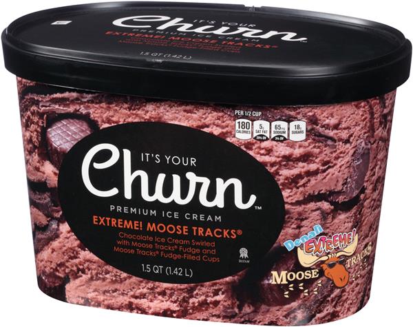 It's Your Churn Premium Ice Cream Extreme! Moose Tracks | Hy-Vee Aisles