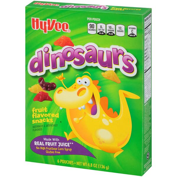 HyVee Dinosaurs Fruit Flavored Snacks 6Ct HyVee Aisles Online