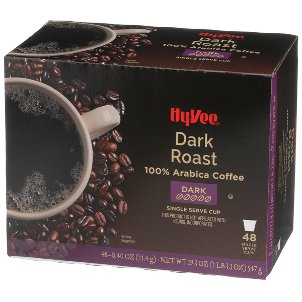Hy-Vee Dark Roast Single Serve Cups 48 
