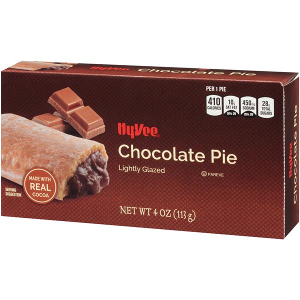 HyVee Lightly Glazed Chocolate Pie HyVee Aisles Online Grocery Shopping