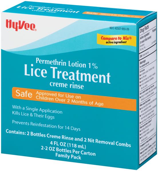 HyVee Creme Rinse Lice Treatment 2Ct HyVee Aisles Online Grocery Shopping