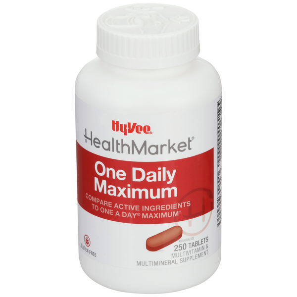 HyVee HealthMarket One Daily Maximum Multivitamin Multimineral