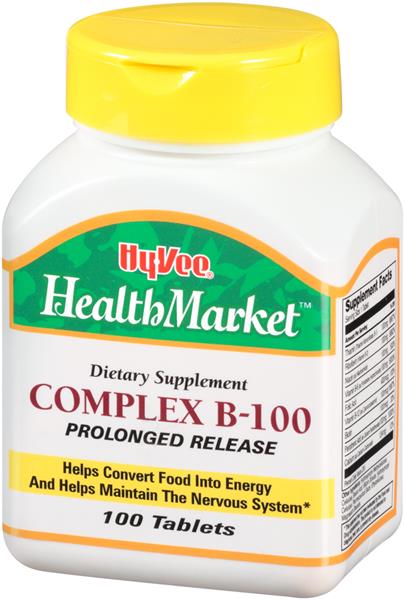 Hy-Vee HealthMarket Complex B-100 Tablets | Hy-Vee Aisles Online ...