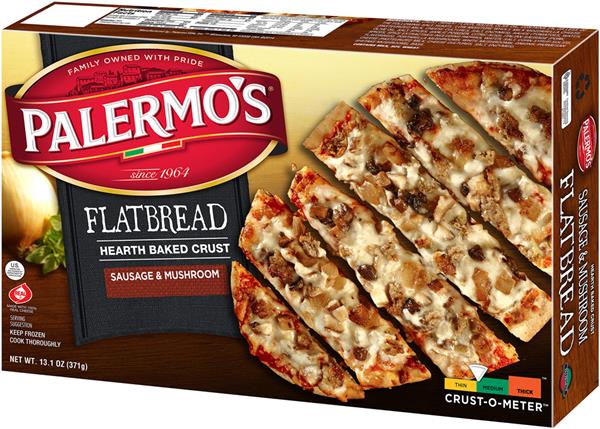 Palermo's Flatbread Sausage & Mushroom Pizza | Hy-Vee Aisles