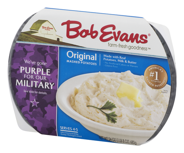 Bob Evans Mashed Potatoes, Original, Family Size 32 oz, Sides