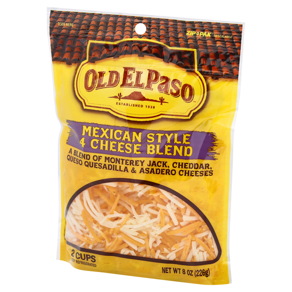 Old El Paso Mexican Style 4 Cheese Blend Shredded Cheese HyVee