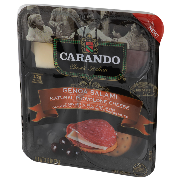Carando Genoa Salami & Natural Provolone Cheese with Harvest Wheat