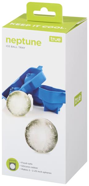 Neptune Silicone Ice Ball Tray - Makes Two 2.25 Ice Spheres