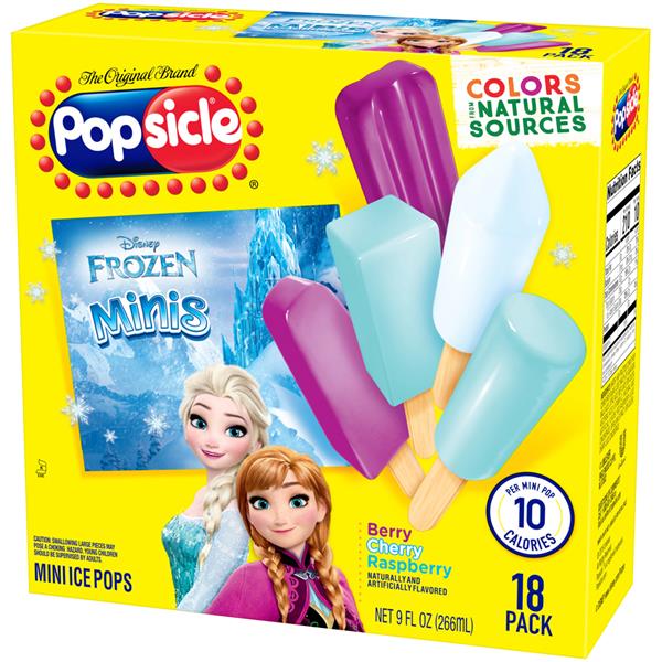 frozen mini ice pops