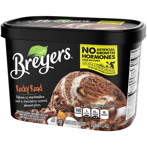 Breyers Rocky Road Frozen Dairy Dessert Hy Vee Aisles Online Grocery Shopping
