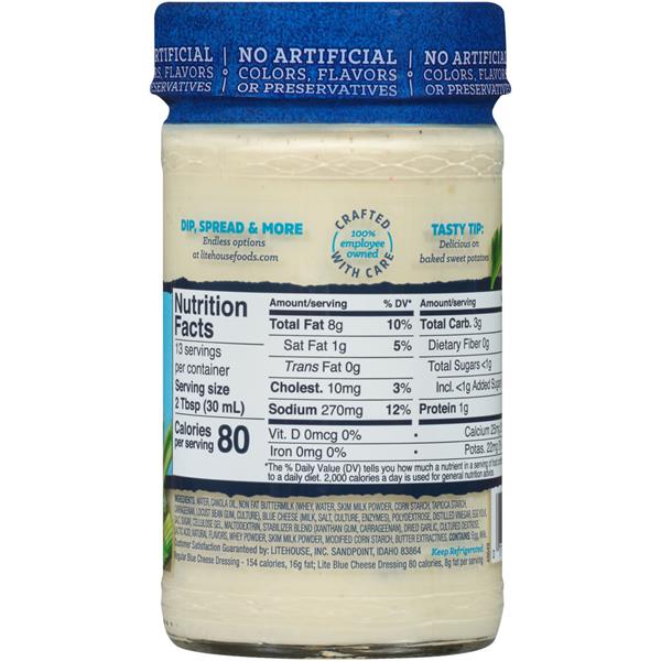 how many calories in 2 tbsp of blue cheese dressing Save on Wish-Bone Light Chunky Blue Cheese Dressing Order Online Delivery