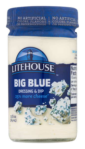 litehouse blue cheese dressing Original - 1.5 oz Pouch Packets free and does not include high fructose corn syrup Litehouse Big Blue Dressing &