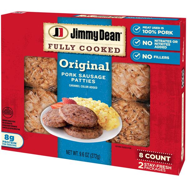 Jimmy Dean Original Patties Pork Sausage 8Ct HyVee Aisles Online
