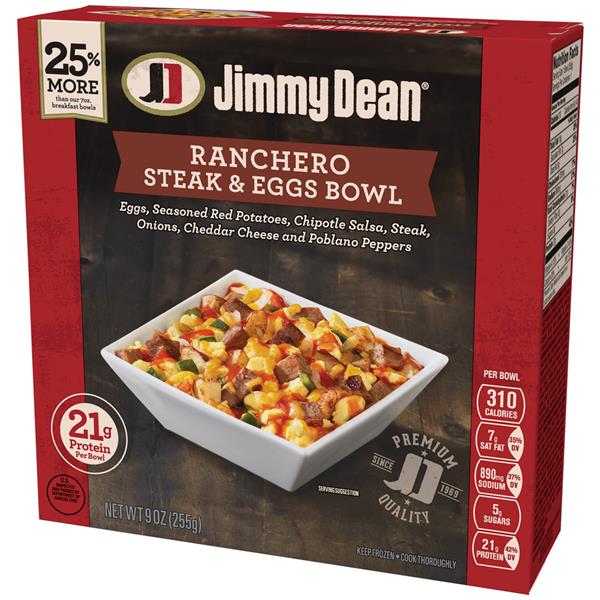 Jimmy Dean Ranchero Steak & Egg Breakfast Bowl | Hy-Vee Aisles Online ...