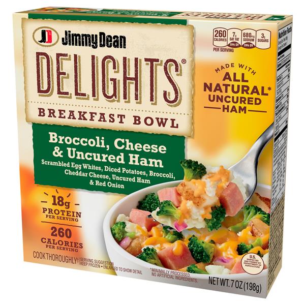 Jimmy Dean Delights Breakfast Bowl Broccoli, Cheese & Ham | Hy-Vee ...