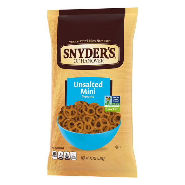 Snyder's of Hanover Unsalted Mini Pretzels HyVee Aisles Online