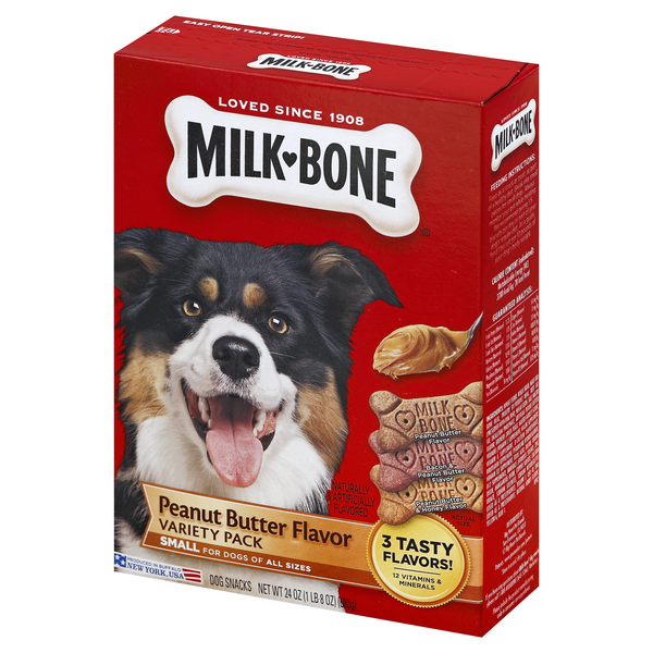 Milk Bone Peanut Butter Flavor Variety Pack for Small Dogs | Hy